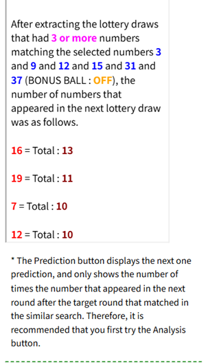 NZ Lotto(Powerball) example 2