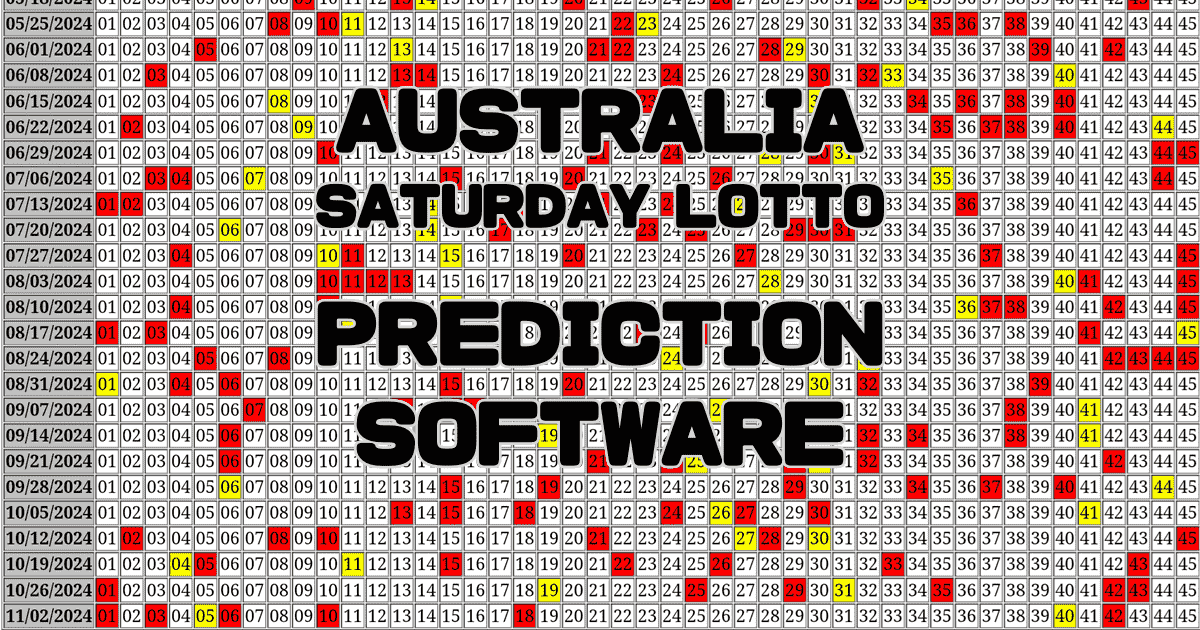 Australia Saturday Lotto Prediction software