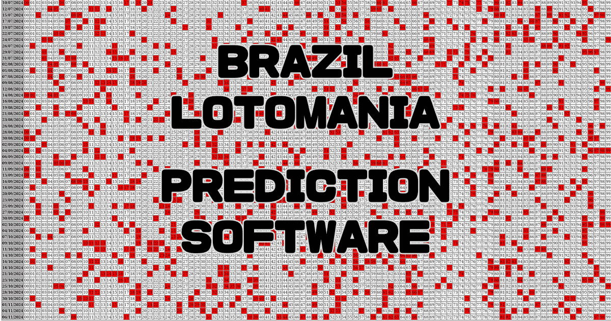 Brazil LOTOMANIA Prediction software