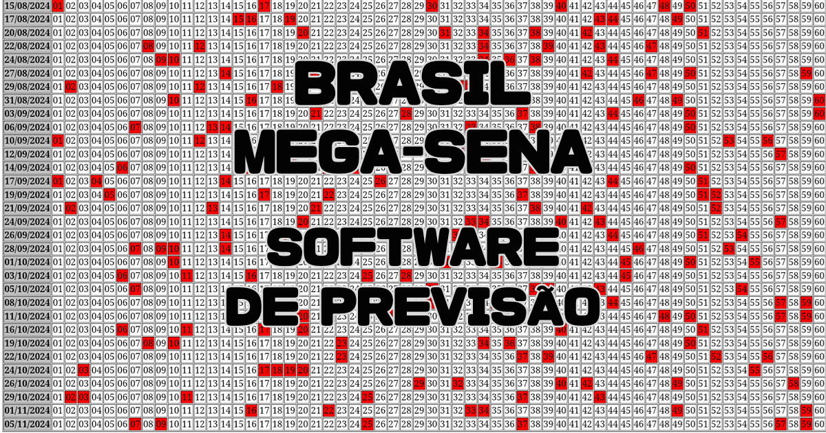 Software de previsão MEGA-SENA