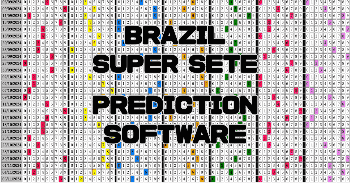 Brazil Super Sete Prediction software