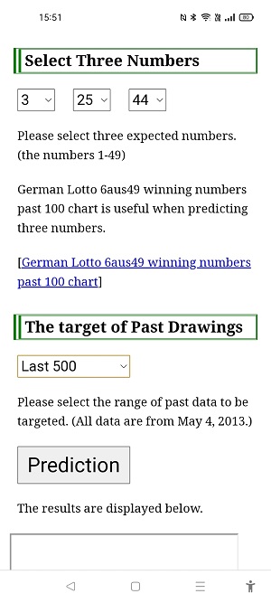 German Lotto 6aus49 software