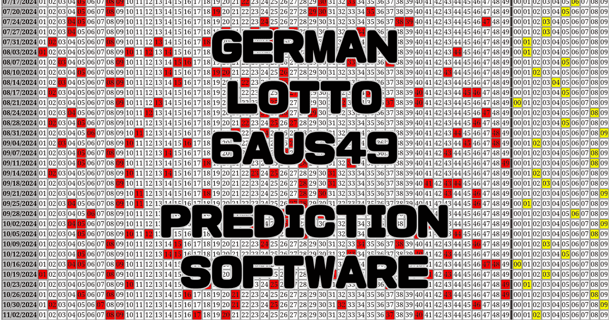 German Lotto 6aus49 Prediction software