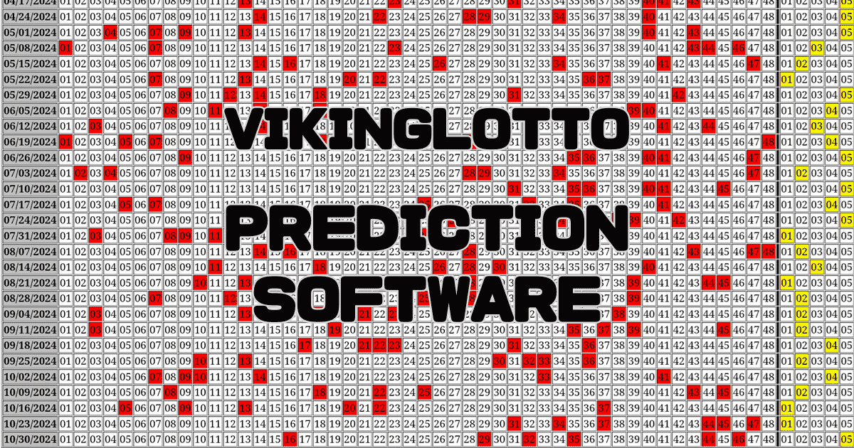 Vikinglotto Prediction software