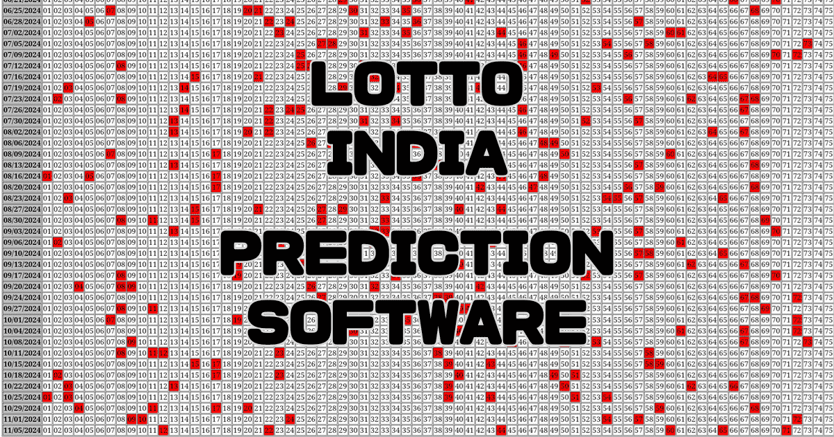 Lotto India Prediction software