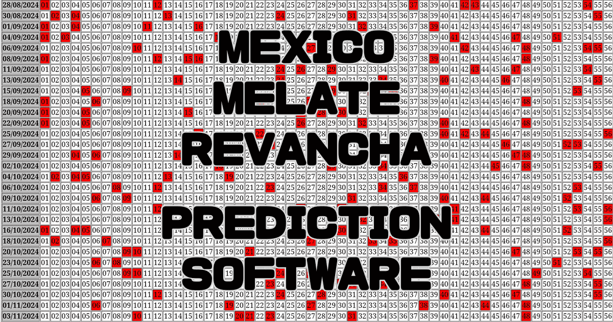 Mexico Melate Revancha Prediction software