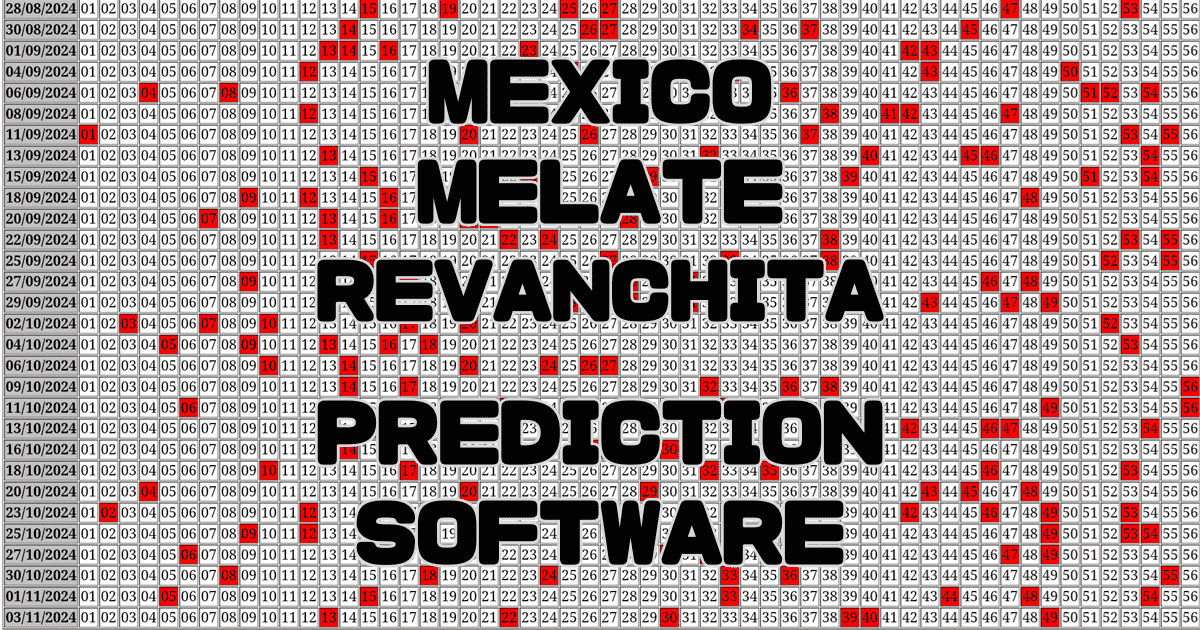 Mexico Melate Revanchita Prediction software