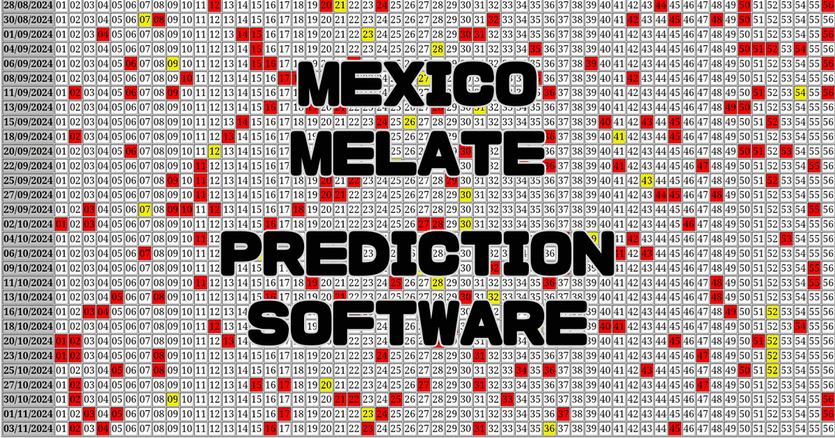 Mexico Melate Prediction software