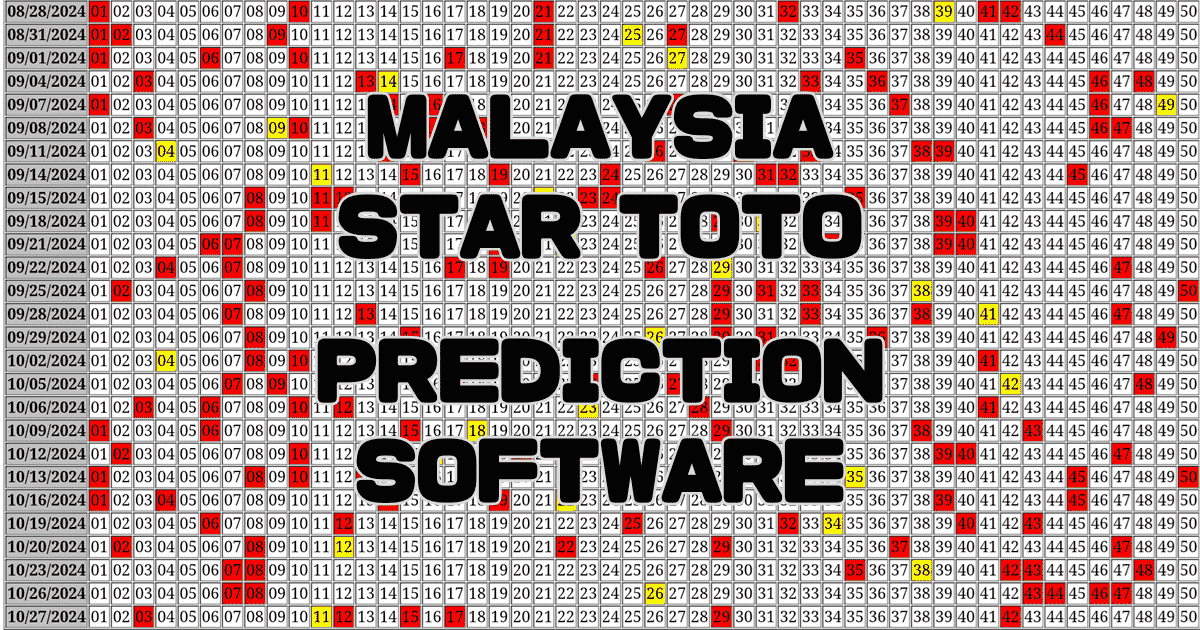 STAR TOTO 6/50 Prediction software