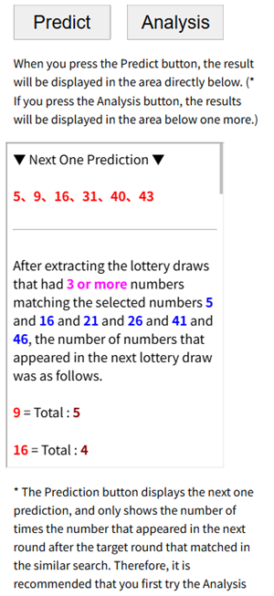 Nigeria Lotto 6/49 example