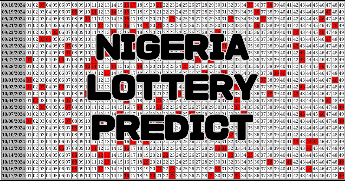 Nigeria Lottery Predict