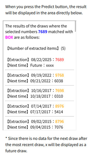 4D Lotto example1