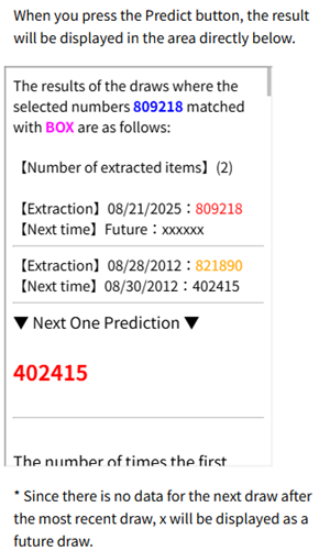 6D Lotto example1