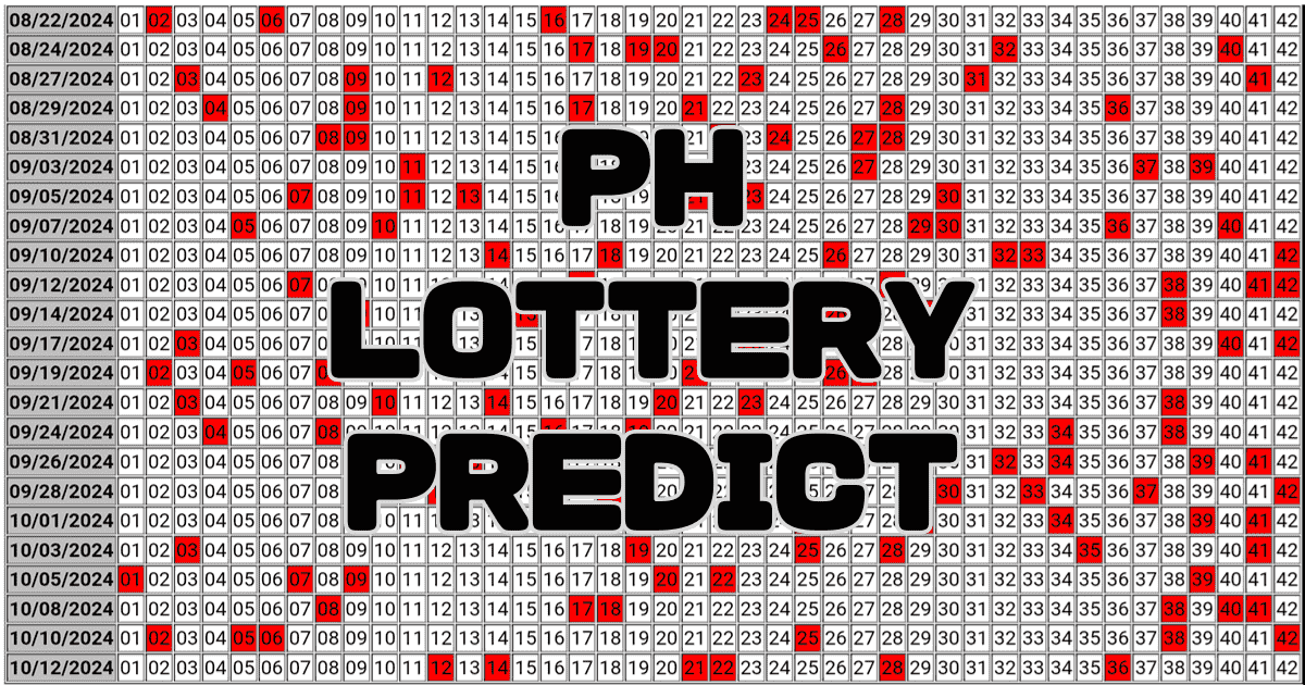 Philippine Lottery Predict