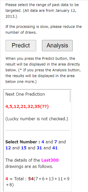 UAE Lucky Day example