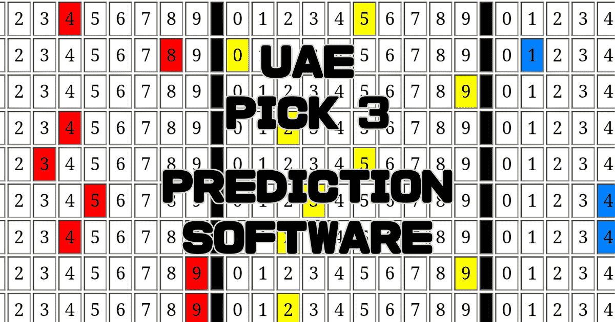 UAE Pick 3 Prediction software