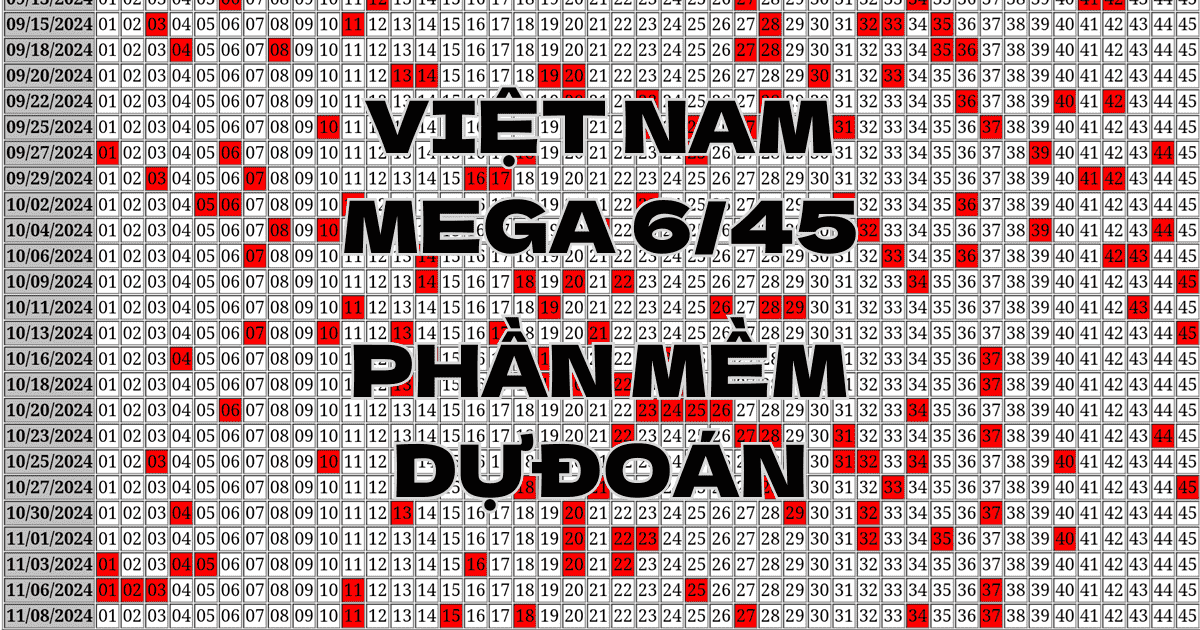 Phần mềm Mega 6/45