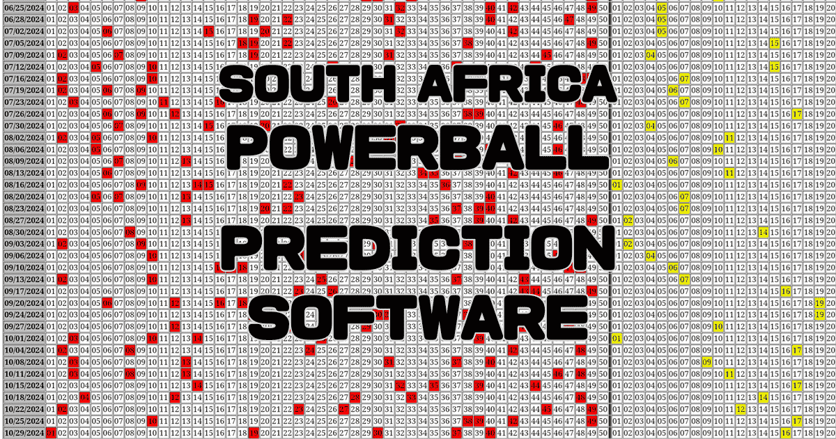 SA PowerBall Prediction software