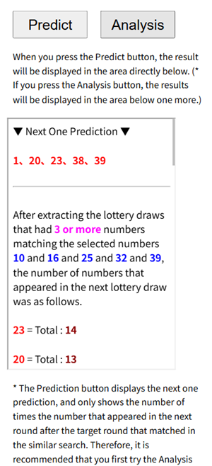 California Fantasy 5 example