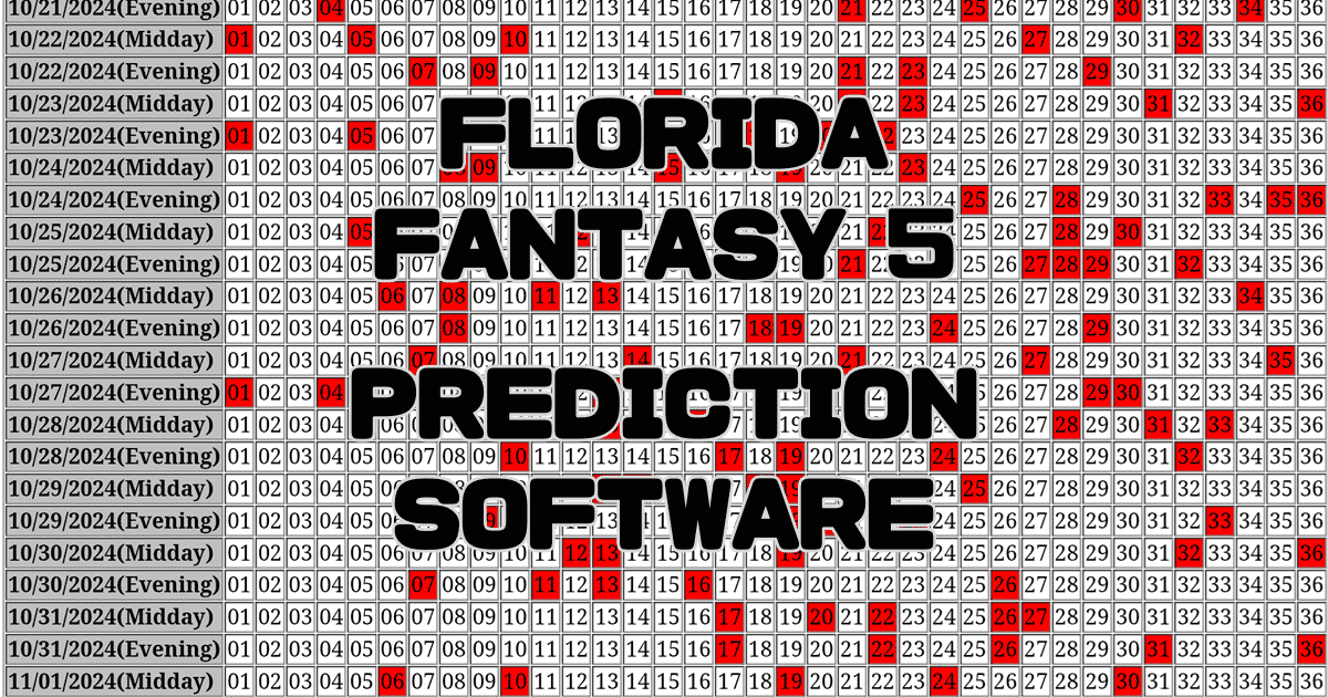 Florida Fantasy 5 Prediction software