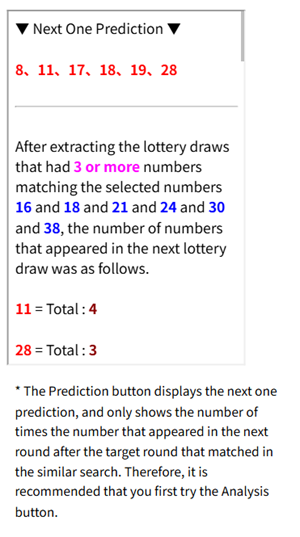 Florida Lotto Double Play example