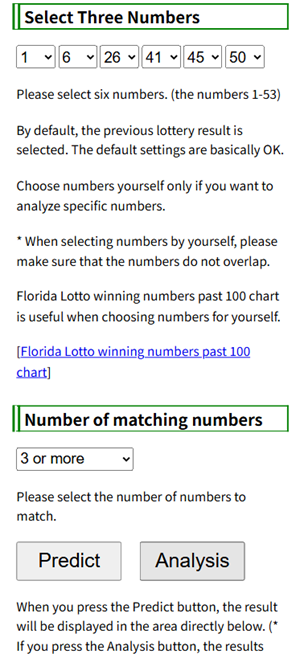 Florida Lotto software