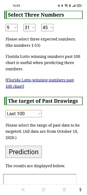 Florida Lotto software