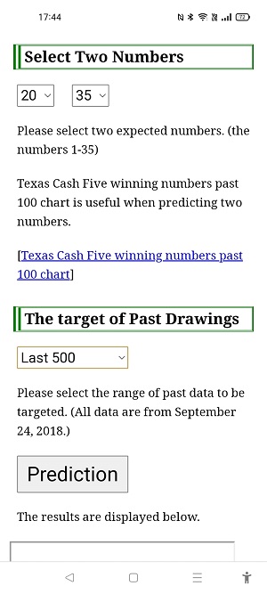 Texas Cash Five software